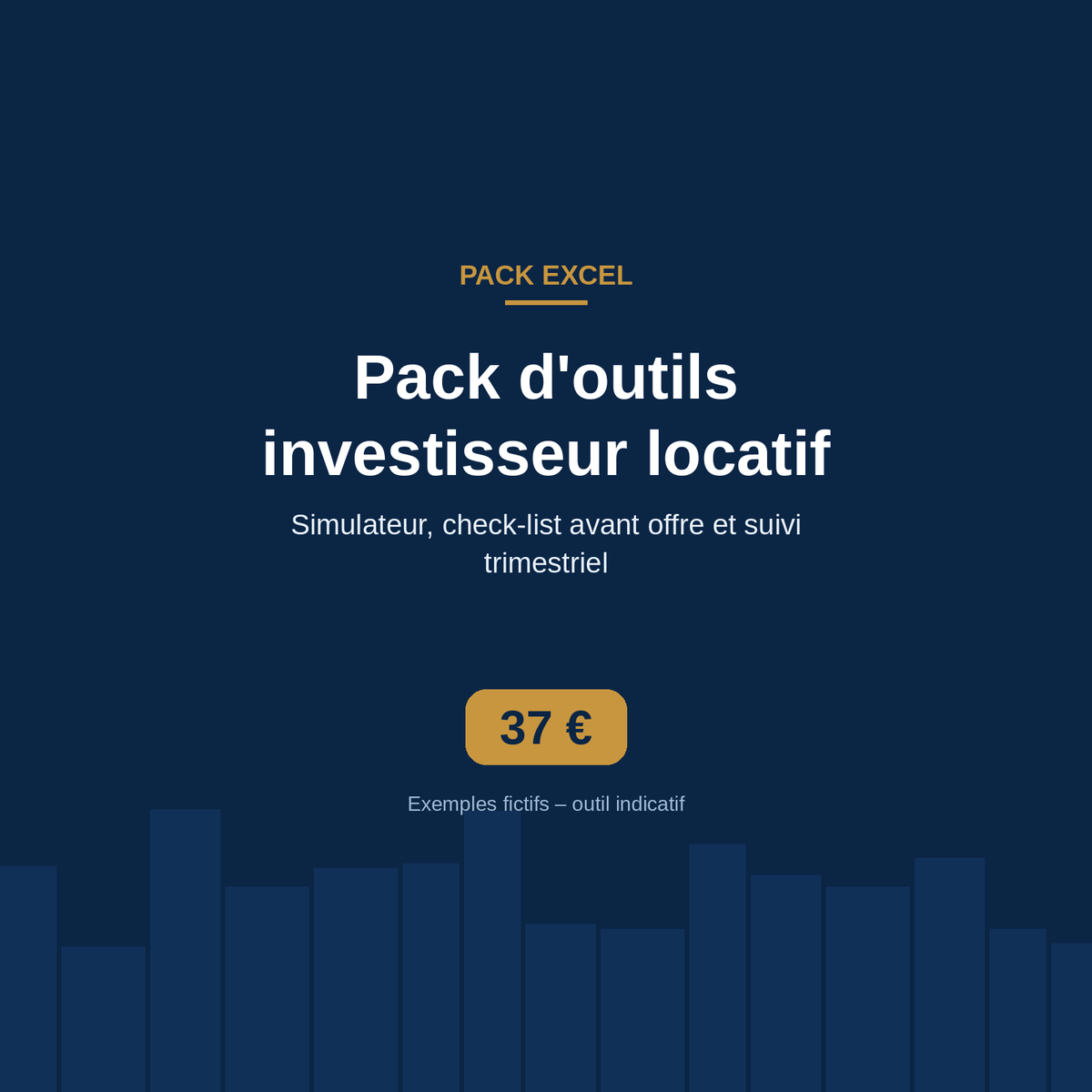 Pack d'outils investisseur locatif – Simulateur Excel et modèles